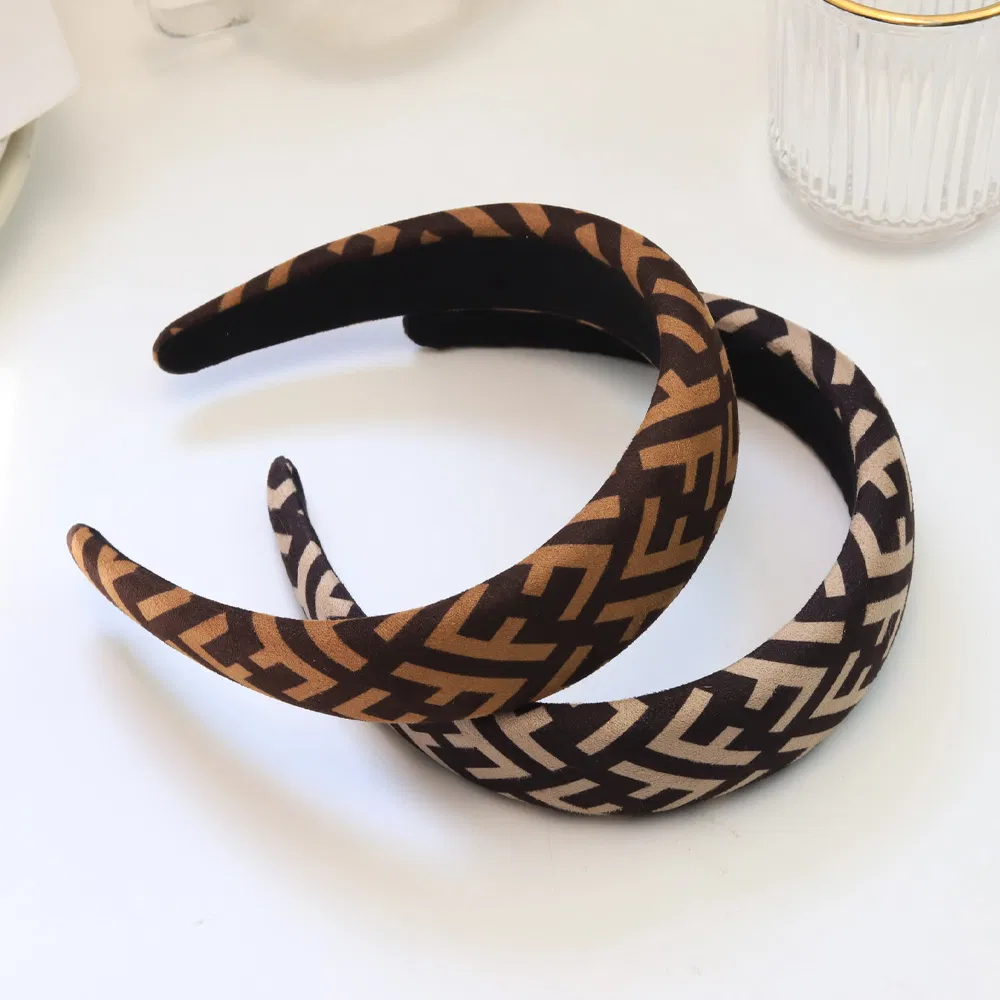 Французская ретро-повязка для волос с широким краем