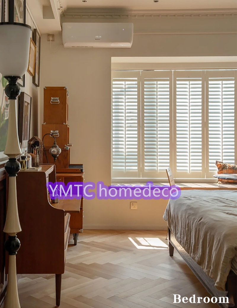 Ymtc Shutter Factory Full Height with Midrail Timber Shutters