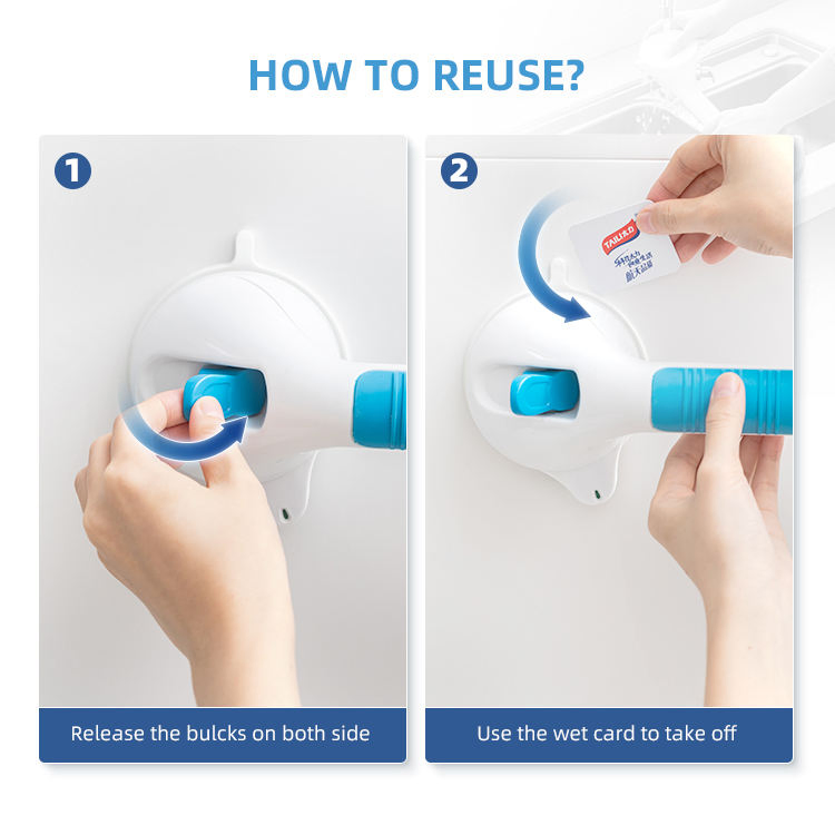 Поручень для душа с присосками, 30 см