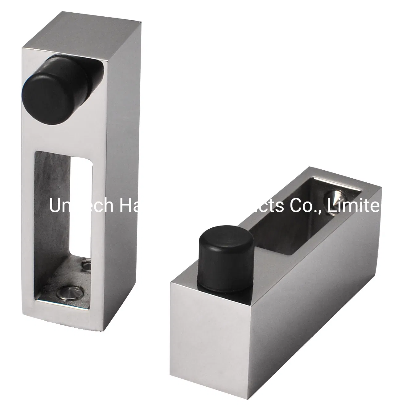 Stainless Steel Golden/Black Glass Shower Sliding Door Roller and Glass Clamp Fitting