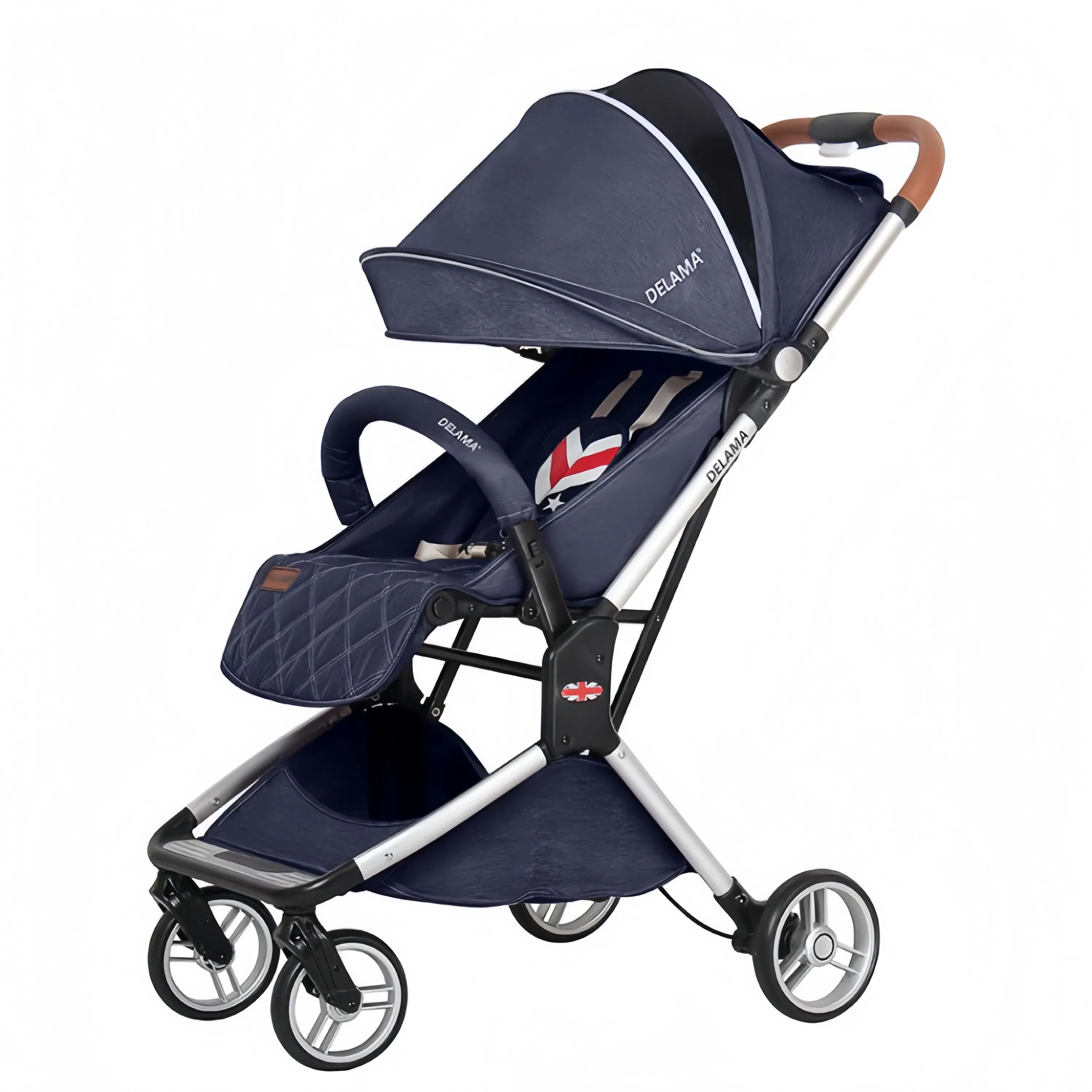 Factory Baby Products Light Weight Auto Folding Baby Carriage Baby Stroller