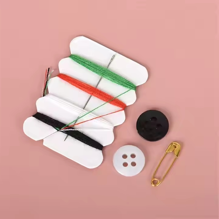 OEM Custom Disposable Hotel Sewing Tools Kit with Needle Thread Sewing Accessories
