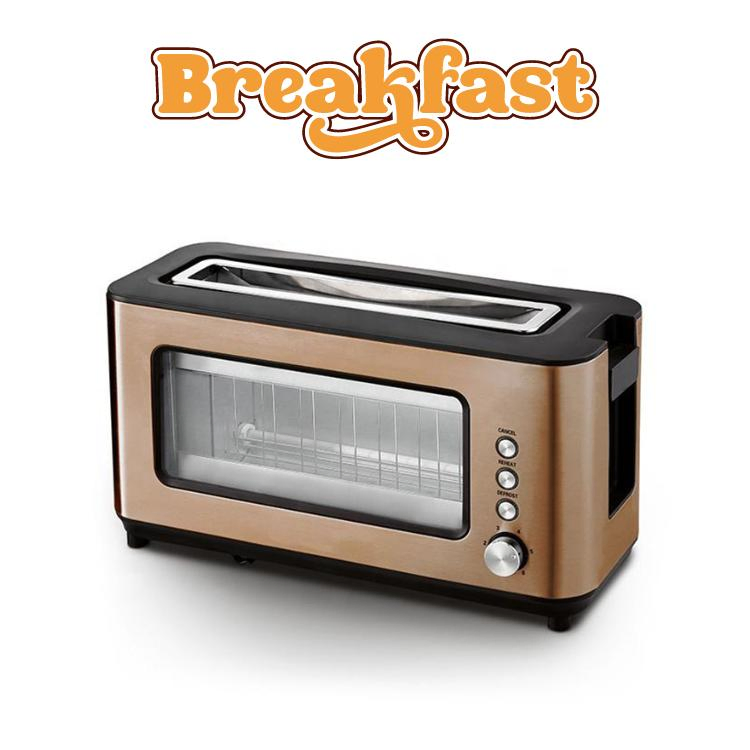 2 Slice Household Digital Bread Toaster with Indicate Light for Home Use