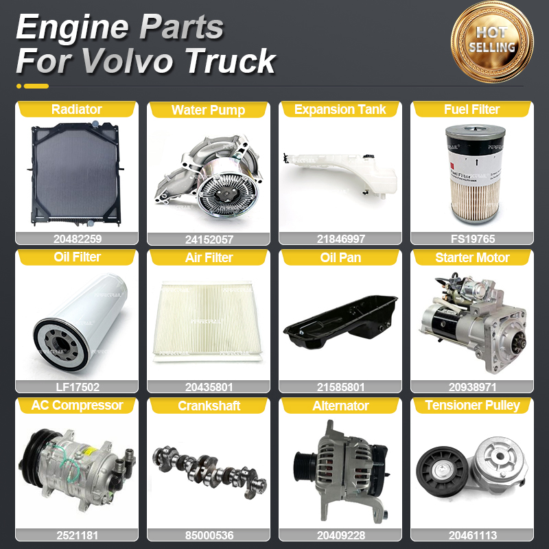 Perfectrail European Auto Heavy Duty Parts for Volvo Trucks FH, FH12, FH16, FM, FMX, FL, FE, VNL, VHD, VNM