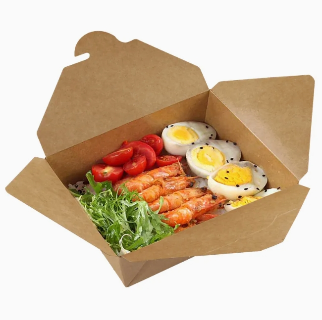Hearty Size Paper Lunch Boxes for Daily Full Office Lunch Portions