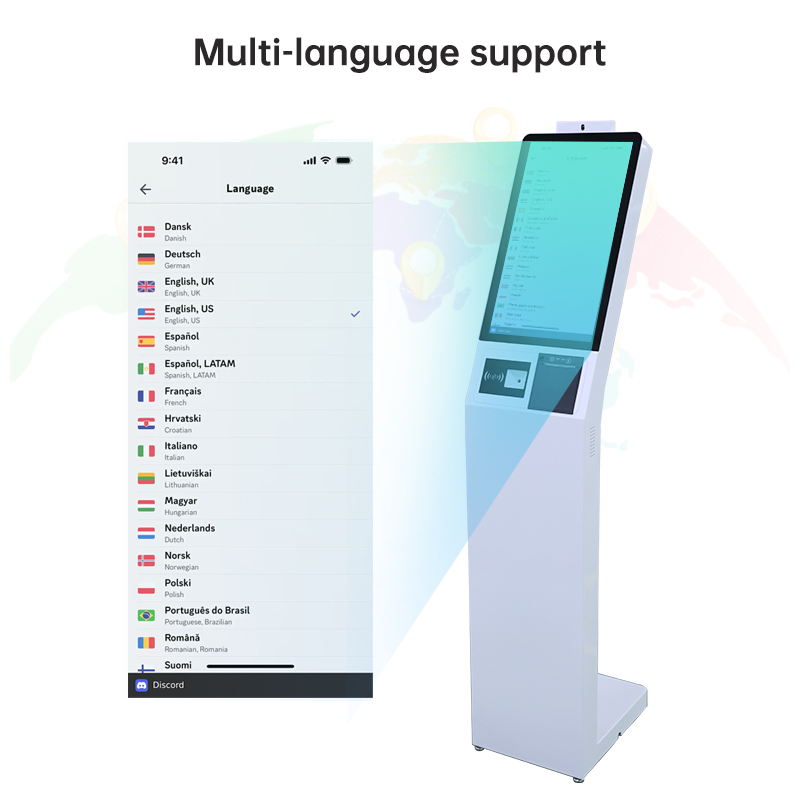 Touchwo 21/22 Inch Retail Shop Floor Stand Touch Kiosk