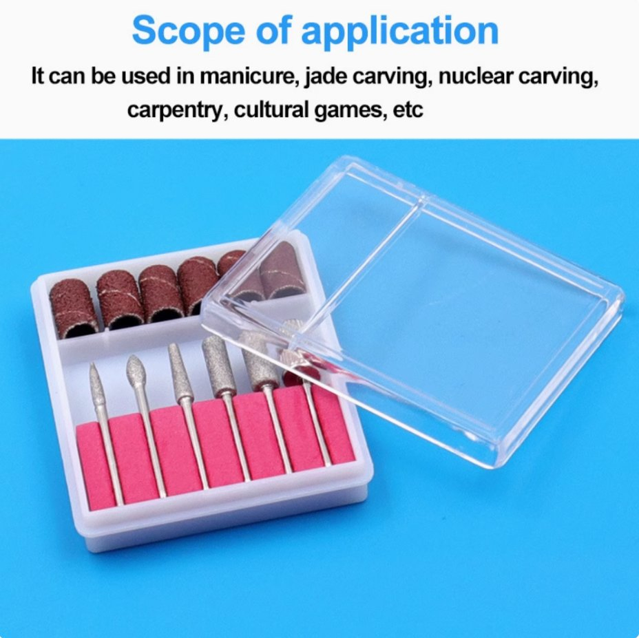Professional Nail Drill Bits Set Nail Art Tools for Salon & Home Use