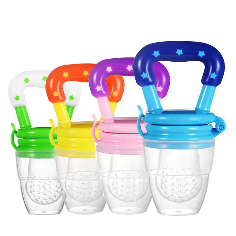 Wholesale Custom Colors 100% BPA Free Silicone Baby Fruit Feeder Pacifier