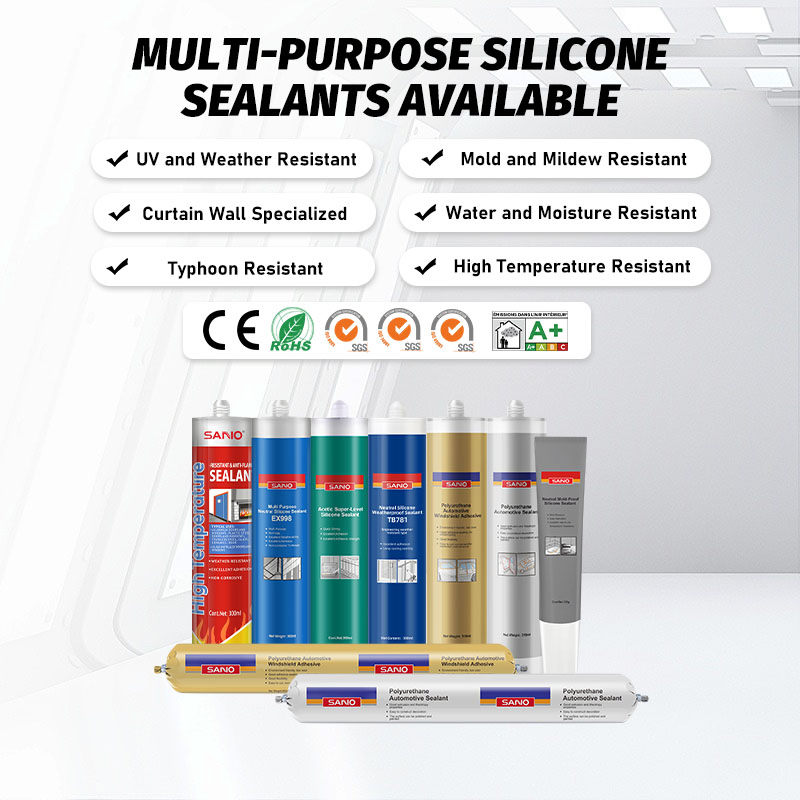 High-Temperature Fire Retardant Sealant 350 Fire Stop Silicone Glue Adhesive White Color