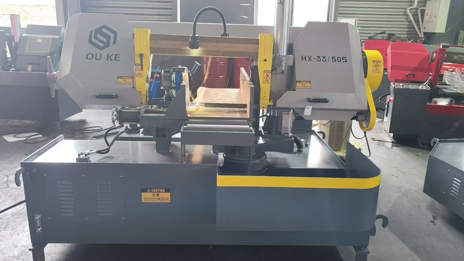 Ленточная пила по металлу горизонтальная с редуктором