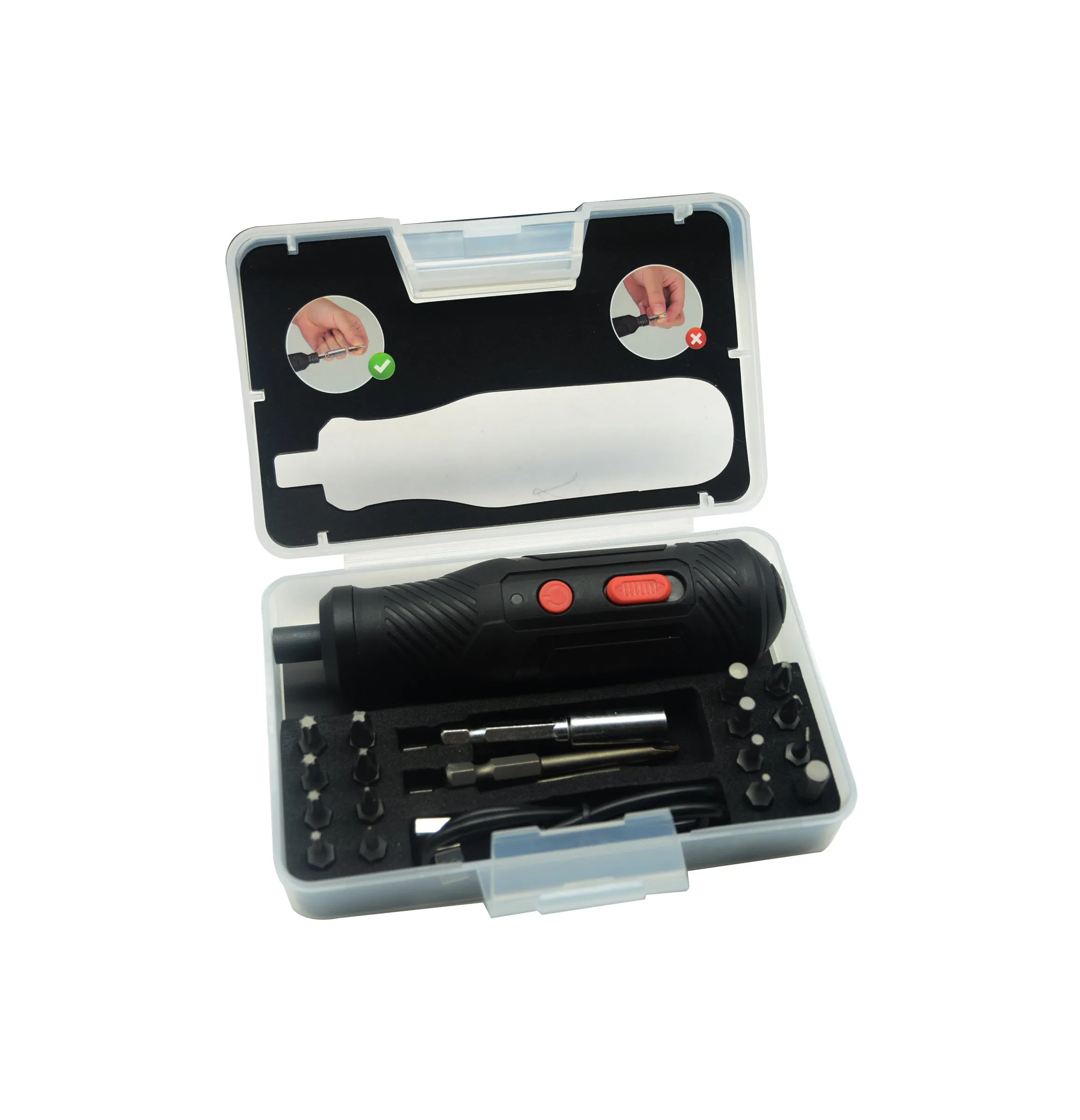 Power Drill 3.6V Cordless Mini Electrician Screwdriver Kit Screwdrivers Electric Screwdriver Bit Set