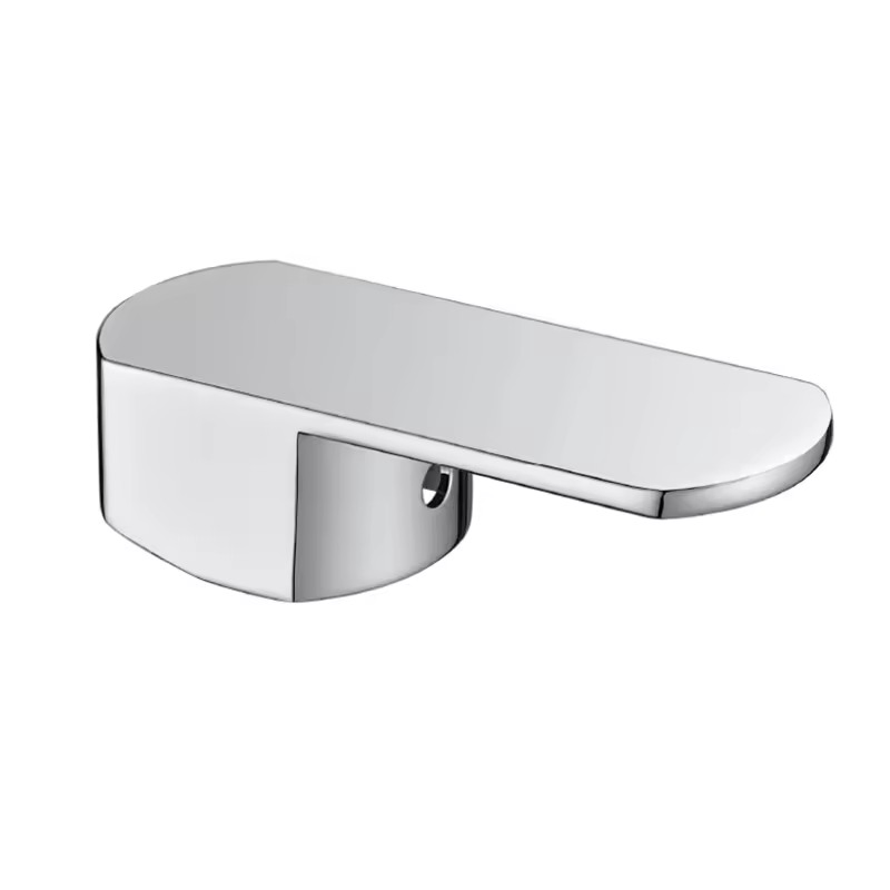 Серебряная ручка для смесителя ванной Modern Zinc