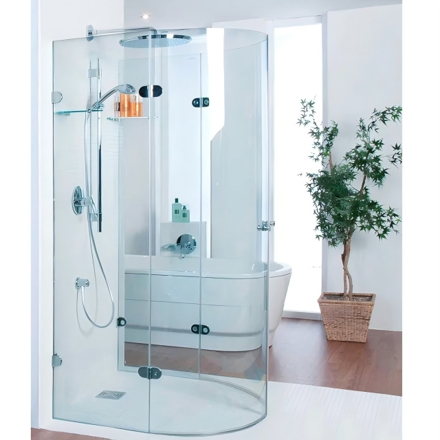 Clear Temperd Laminated Curved Bending Glass Panel