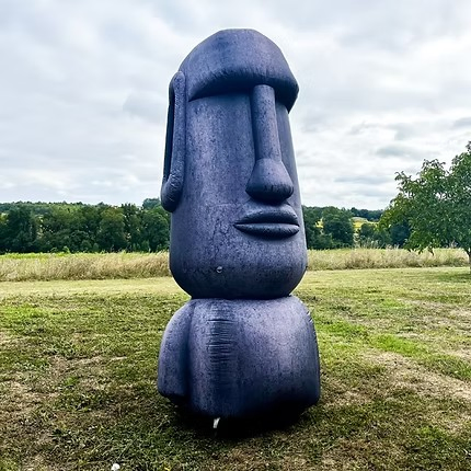 Boyi Realistic Inflatable Moai Figure Easter Statue Prop Easter Island Moai Inflatable Statue