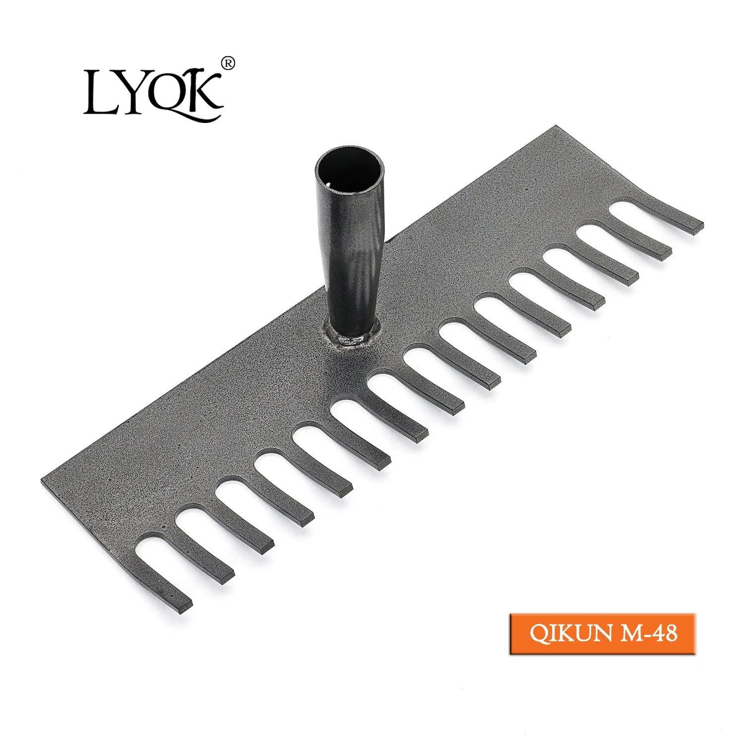 M-46 Agricultural Tool Garden Tool Farming Tool Manual Drop Forged Steel Rake with Sharped End