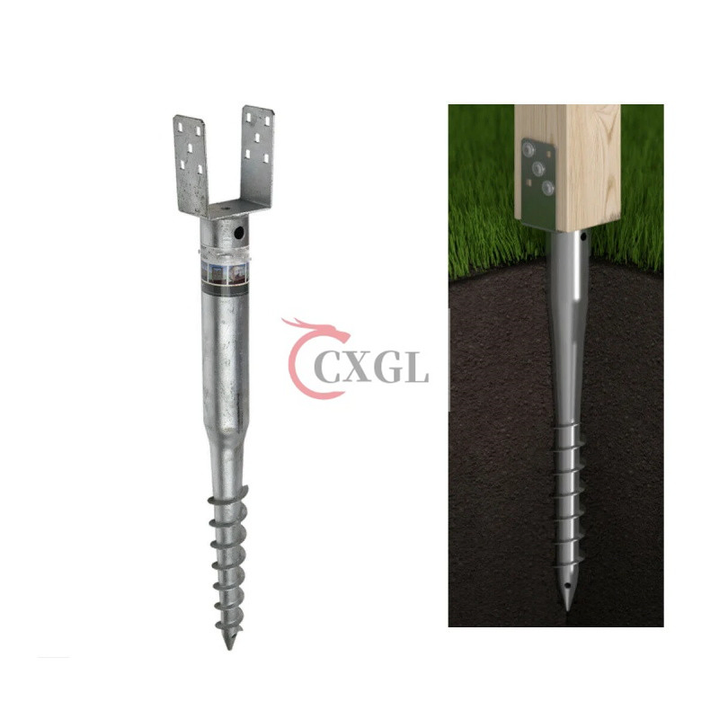 Винтовые анкеры Q235 HDG для грунта