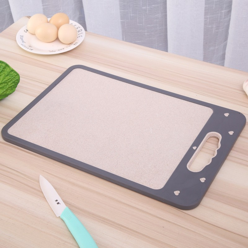 Double-Sided Kitchen Cutting Board 304 Stainless Steel Cutting Board Stainless Cutting Board Wheat Straw Cutting Boards Chopping Block Cutting Board