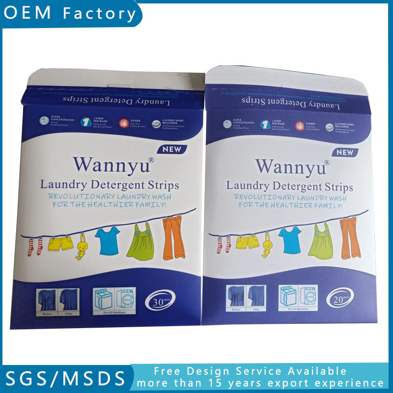 Mild Formula Can Wash Baby Clothes Underwear for Washing Machine and Hands Wash Use Detergent Laundry Sheet