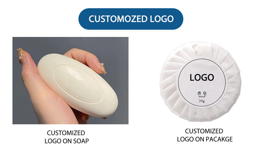 Eco-Friendly Hotel Soap with Saso Certification and Custom Logo Support