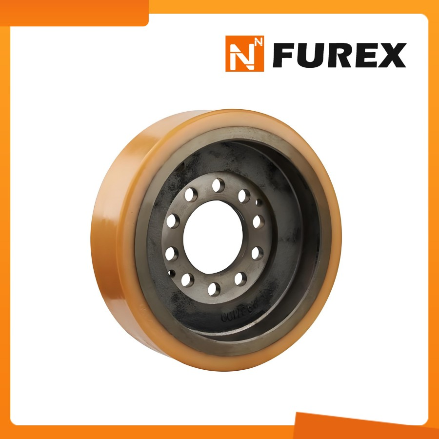 Buffer Vibration Resistant Oil Resistant for Port Trailer Polyurethane Drive Wheel