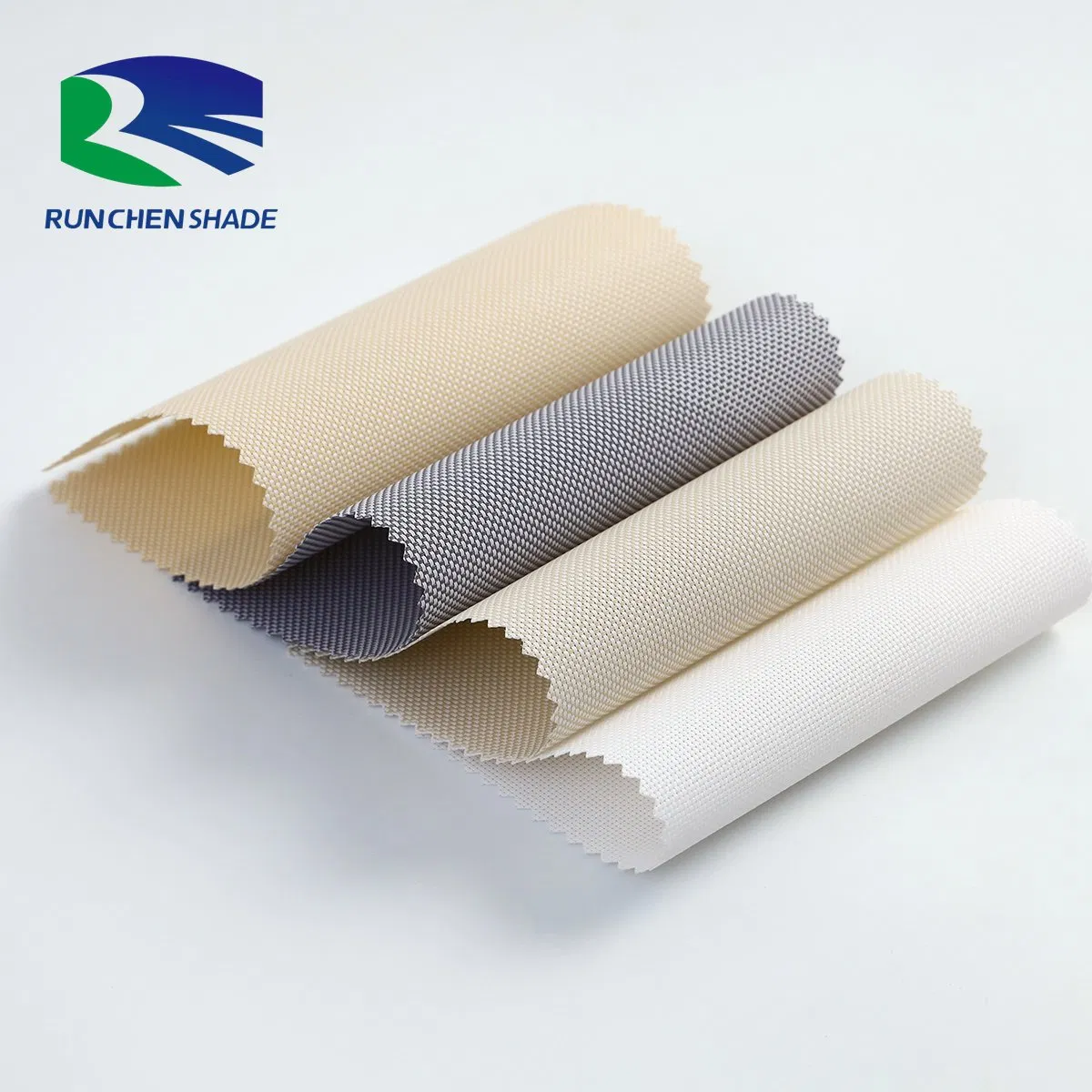 Wholesale Sunscreen Horizontal Polyester Solid Zebra Roller Blind Fabrics for Window