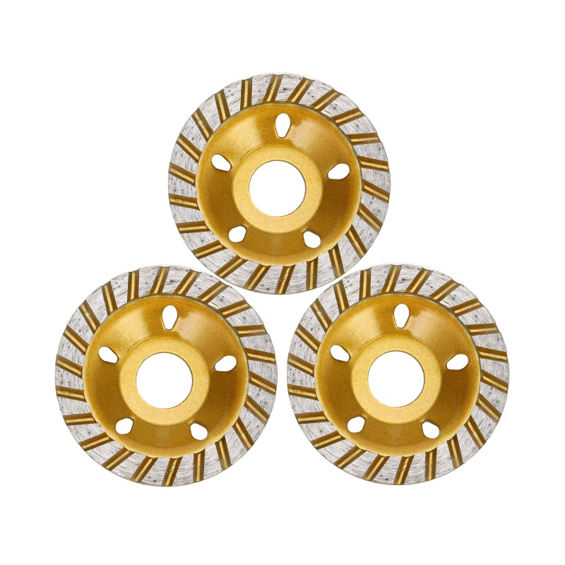 Wet Diamond Grinding Wheels for Deburring Concrete, Brick, and Marble