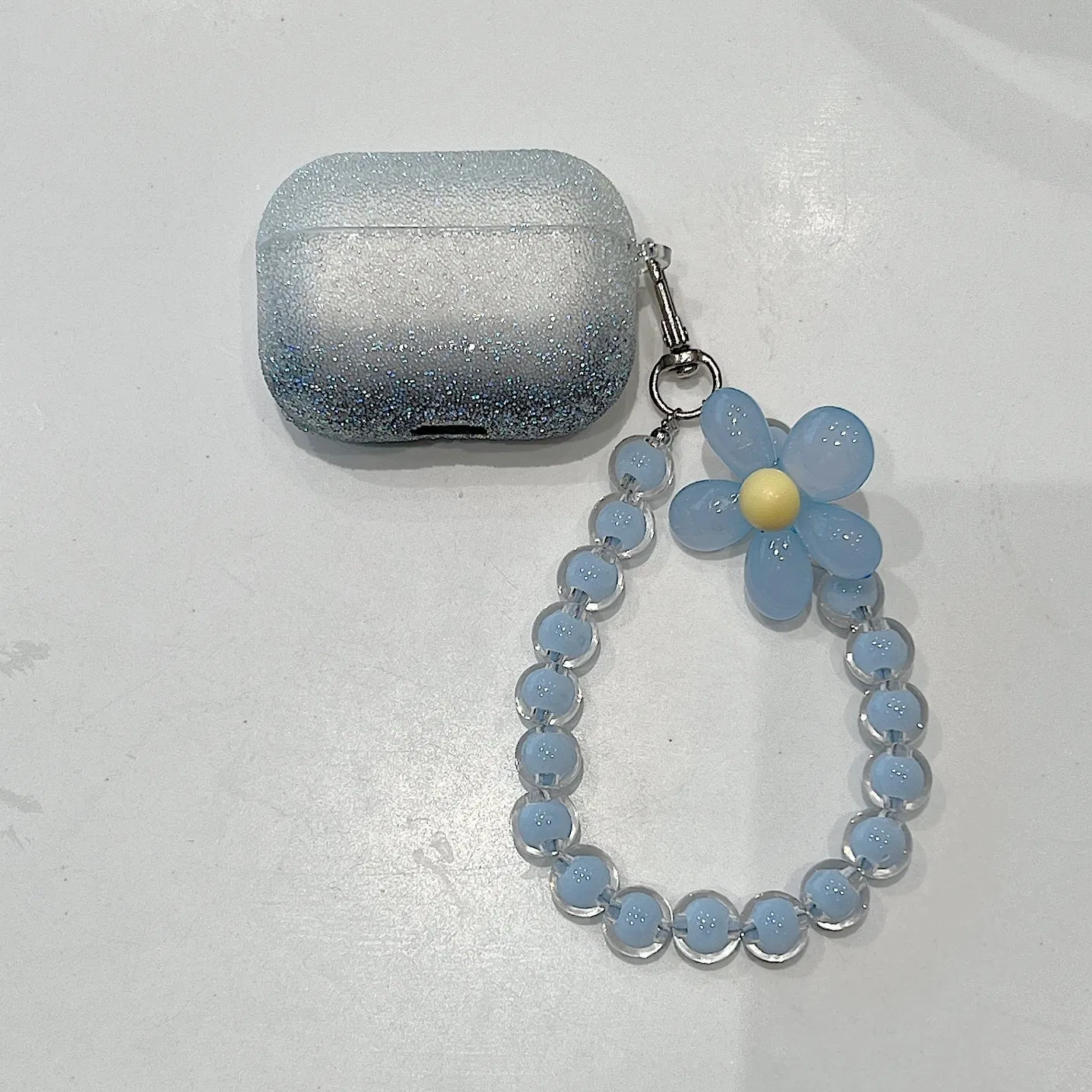 Чехол для наушников Air PRO 2 с градиентом из стеклянных бусин