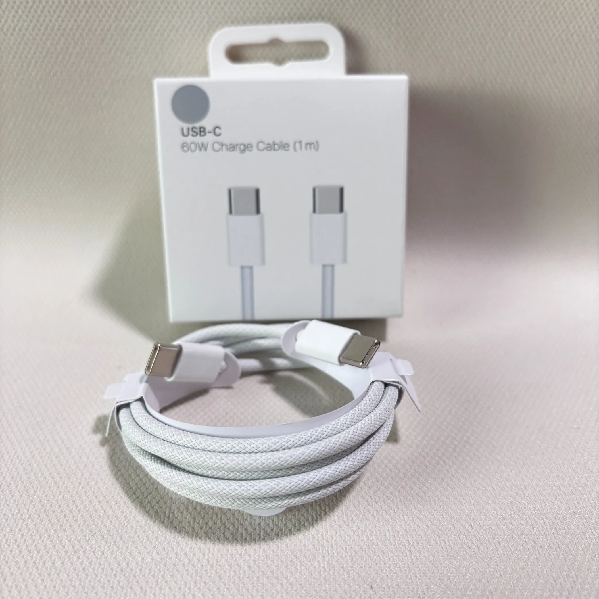 Оригинальный кабель USB-C — Lightning 60W, 1 метр