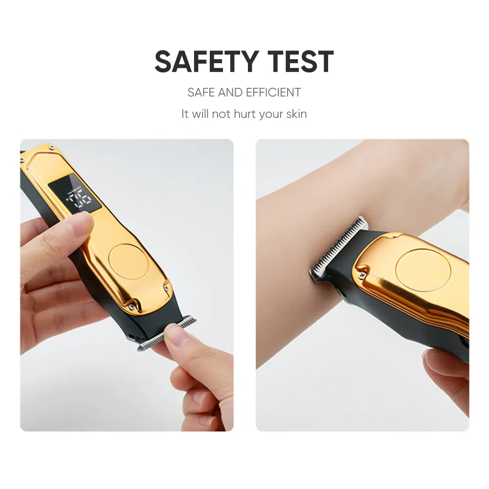 Professional Hair Trimmer Clippers for Men Hair Cutting Professional Cordless Zero Gapped T-Blade Trimmers
