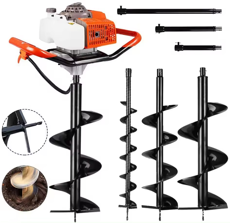 Two Stroke Auger Drilling Machine Gasoline Tree Drilling Machine