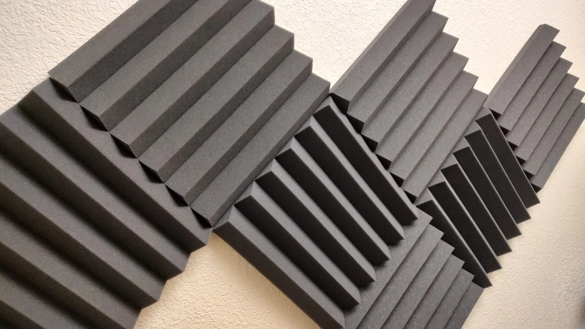 Modern 3D Mosaic Art PU Acoustic Diffuser Foam Panel Background Wall for Interior Studio Hotel Graphic Design Sound Absorbing