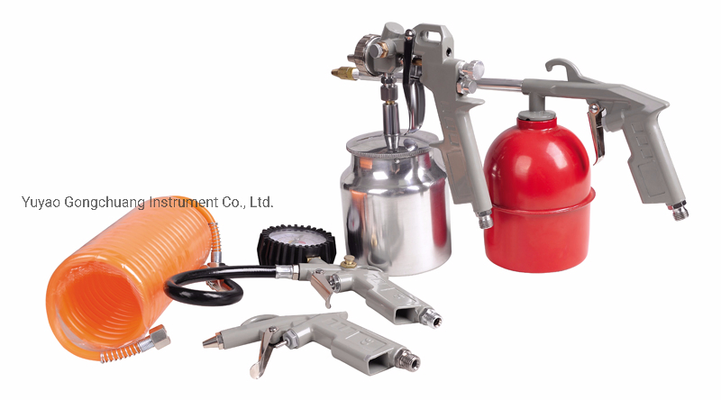 Набор пневматических краскопультов HVLP, 5 шт.