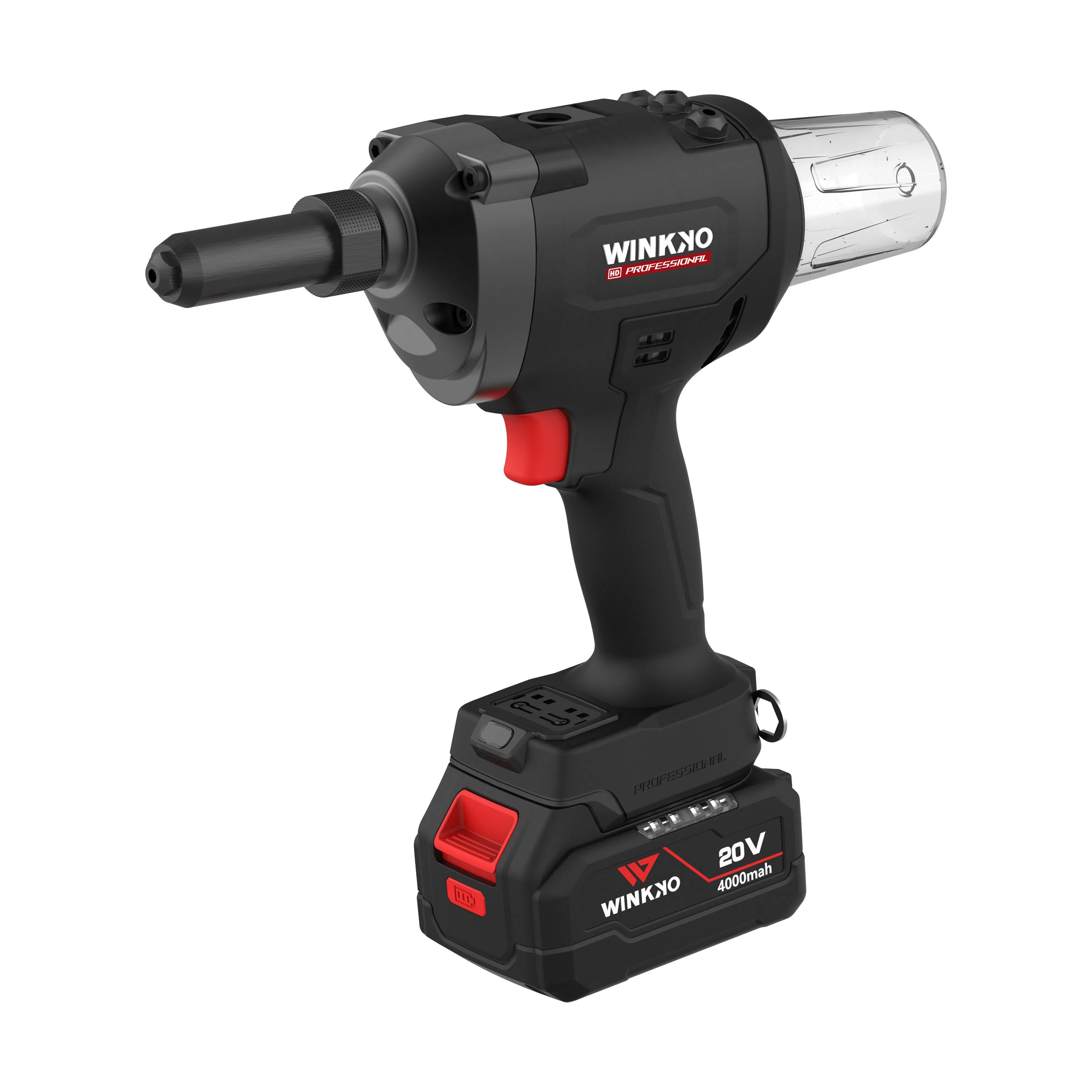 18V 20V Heavy-Duty Cordless Brushless Rivet Gun for Robust Construction Projects