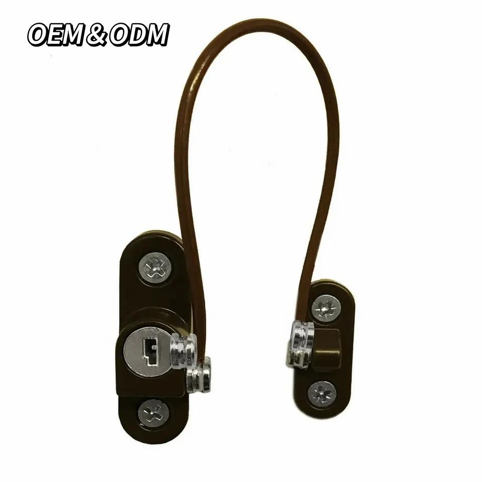 Refrigerators Door Locks Black/White Zinc Alloy+ABS Refrigerator Key Lock