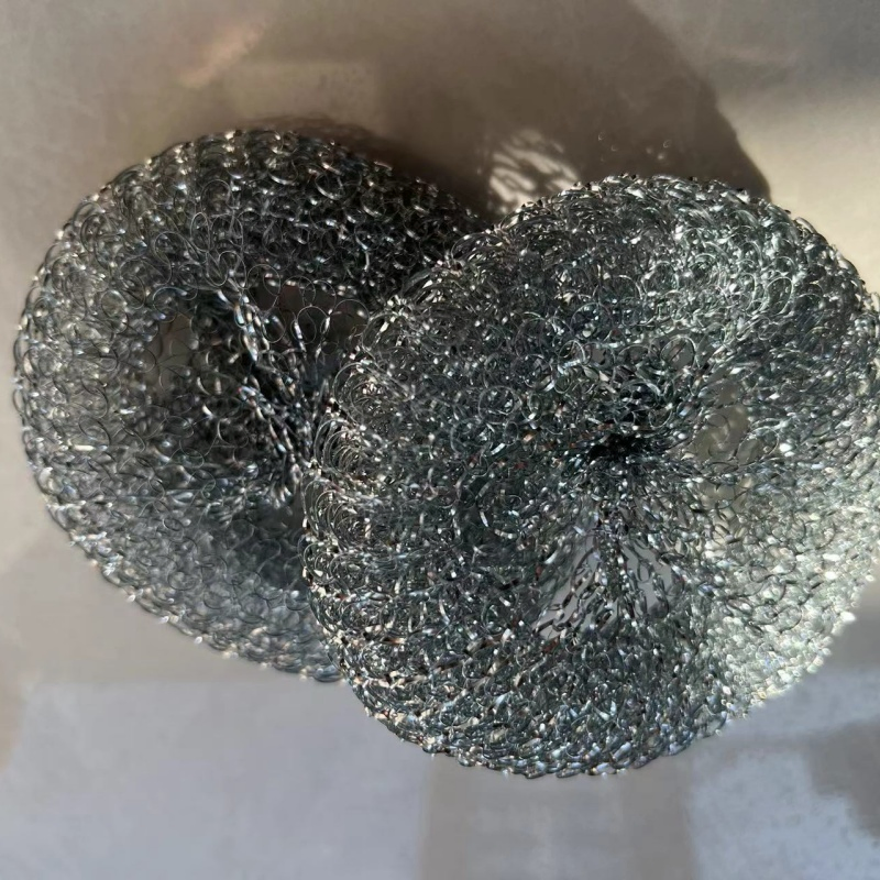 Pots Pans Cleaning Iron Mesh Scourer with Galvanized Gi Wire for Home Furniture
