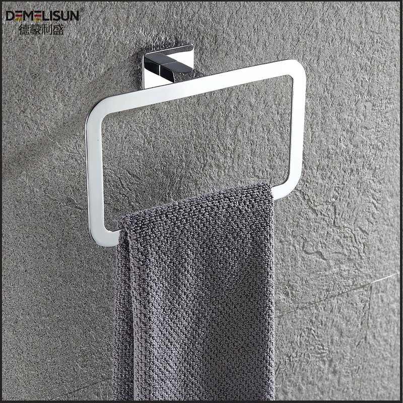 Modern Design Bathroom Fitting Hanging Towel Racks Stainless Steel Towel Ring