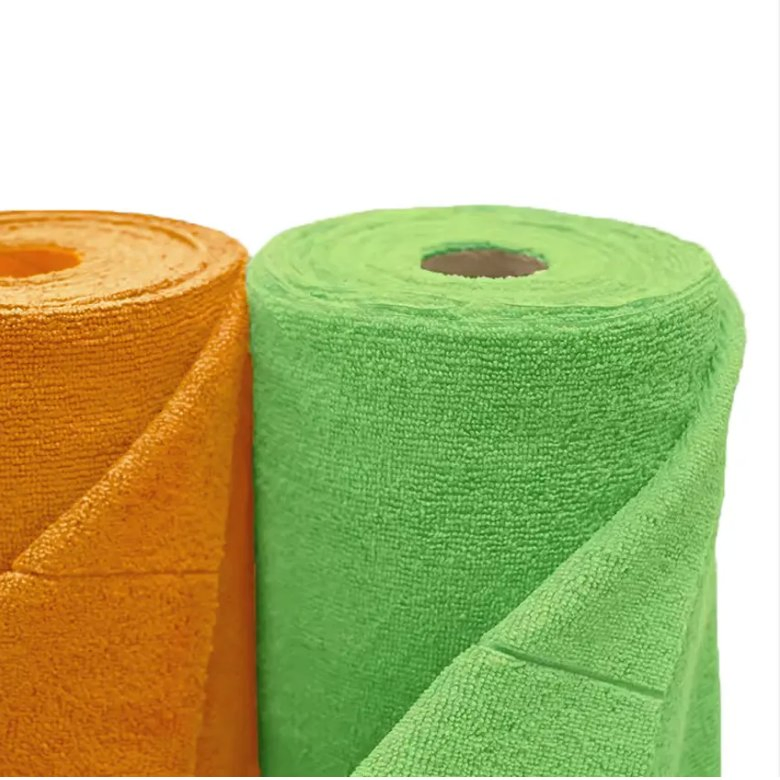 Kitchen Microfiber Cleaning Cloth Roll Tear Away Towels 30X30cm