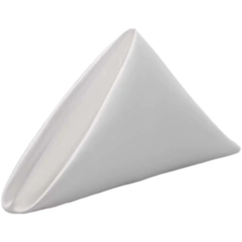 Solid Color Light Luxury High Density Overlock Color Satin Hotel Napkin