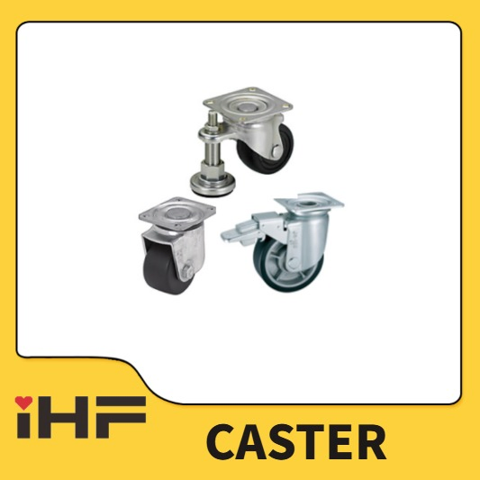 Light-Duty Rigid Casters and Side-Brake Swivel Casters