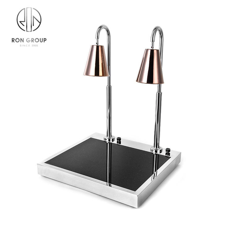 Modern Customized Commercial Buffet Hotel Restaurant Kitchen Equipment High Grade Stainless Steel Food Warmer Lamp