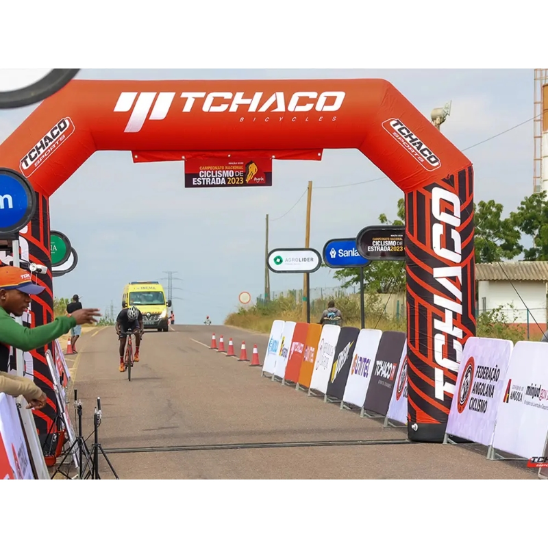 High Visibility Inflatable Arch for Marathon Finish Line Custom Size