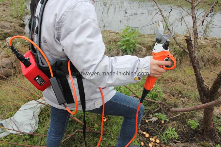 Lithium Battery Easy Hold Pruning Shears Tree Branch Cutting Electric Pruner