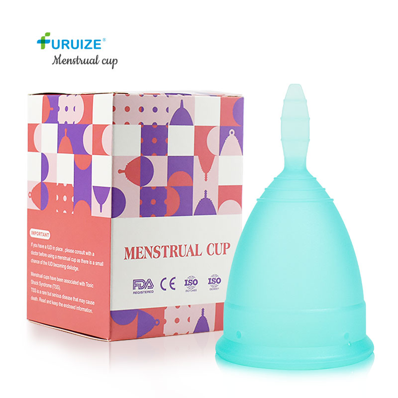 Wholesale Reusable Menstrual Cup Friendly Medical Soft Silicone New Packaging
