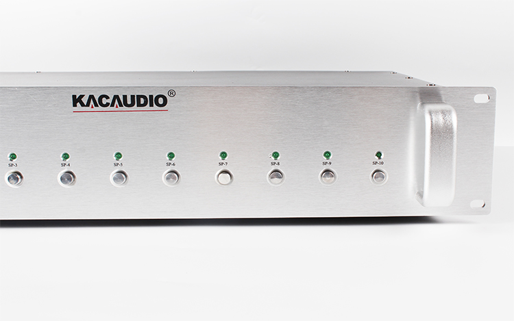 Professional Paging System 10 Output PA System Speaker Selector