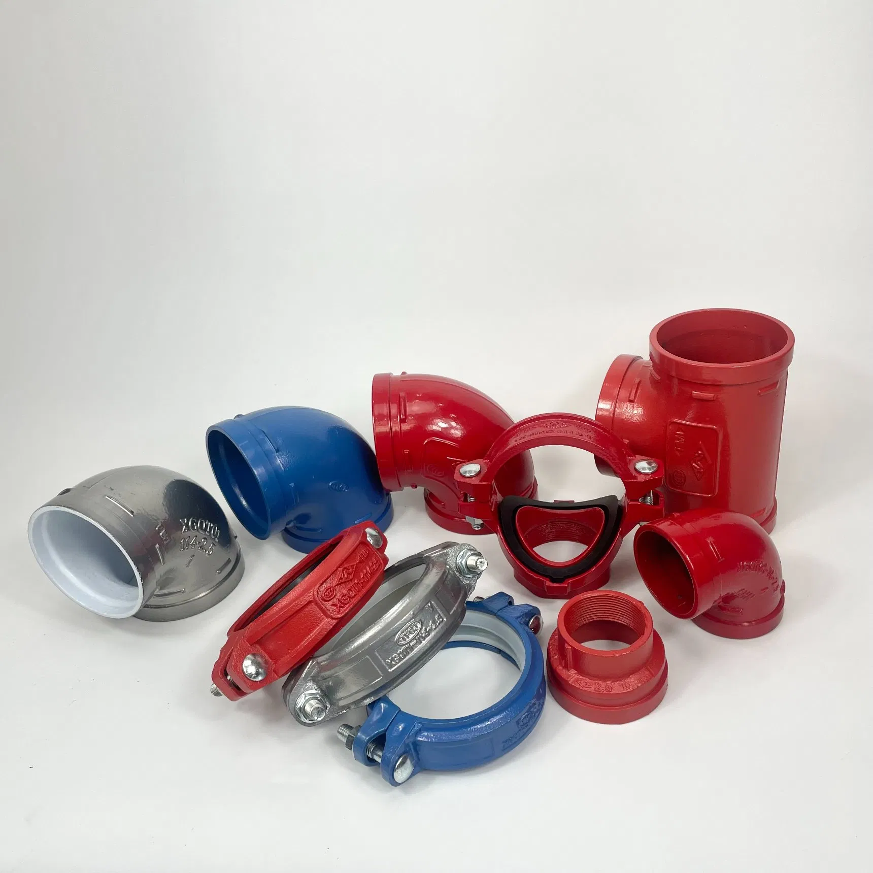 Made in China Price Ductile Iron Grooved Plumbing Pipe Fittings Tee Cross