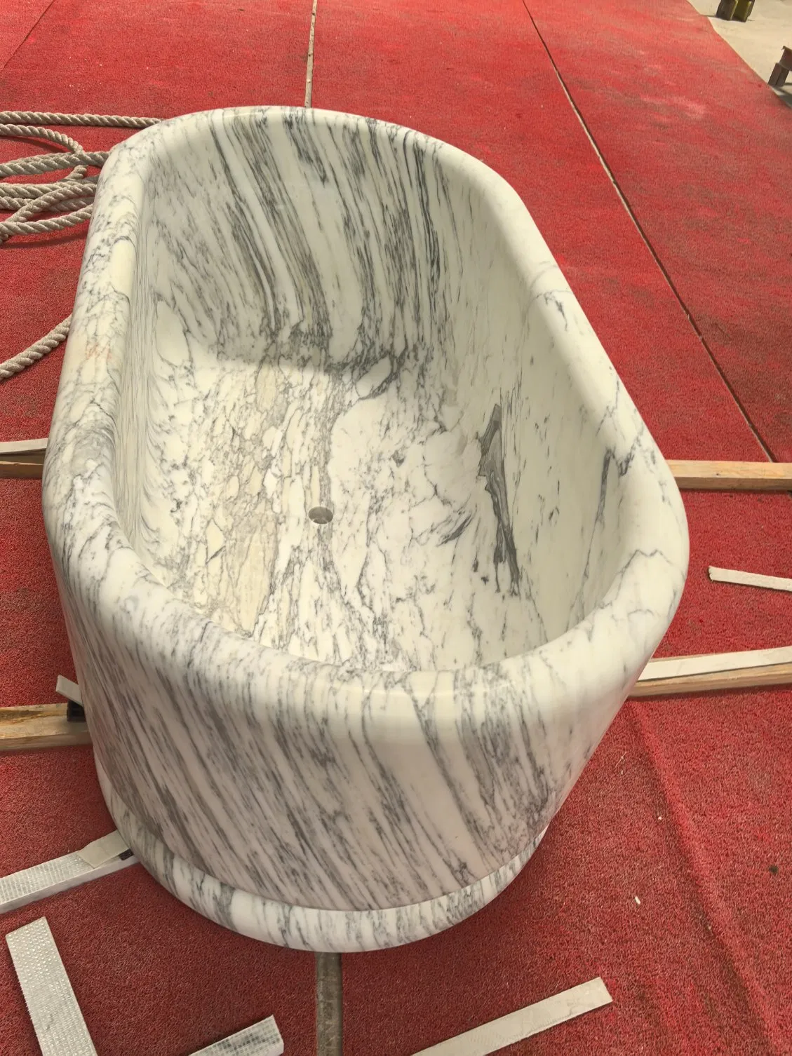 Мраморная ванна Arabesque White Nature Stone