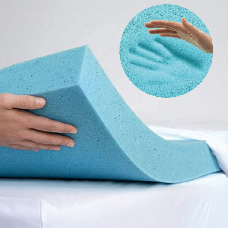 Home Bedroom Furniture Gel Cooling Memory Colchones Topper Visco Elastic Foam Mattress