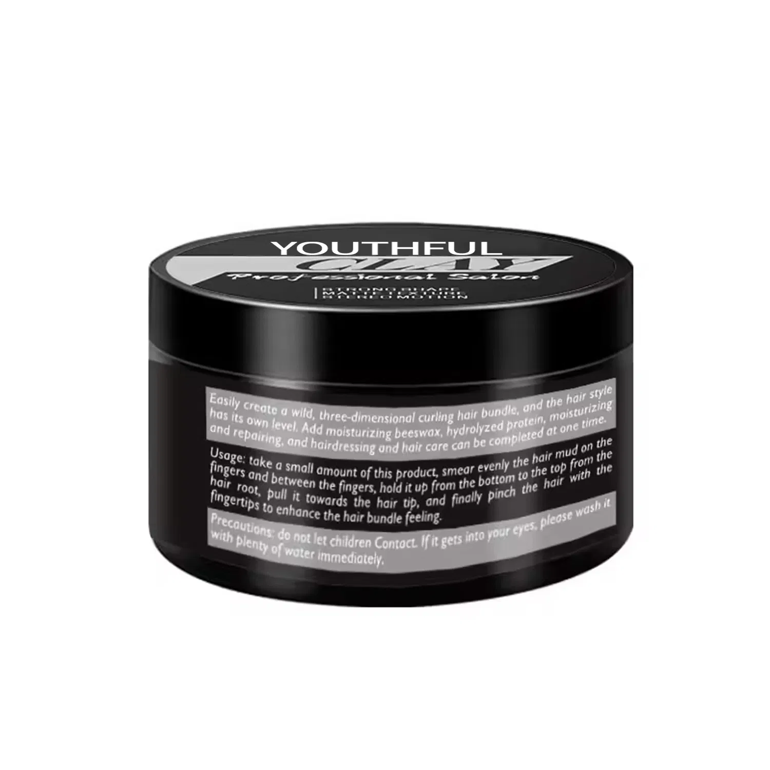 Mens Strong Hold Hair Styling Pomade Paste Clay Mud Cream Wax