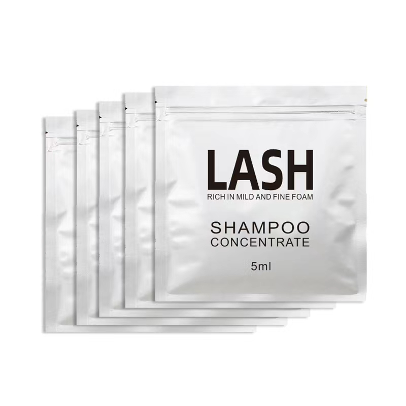Tear Free Private Label Lash Shampoo Concentrate Kit Eyelash Extension Cleanser Concentrate Lash Bath Shampoo with Brush