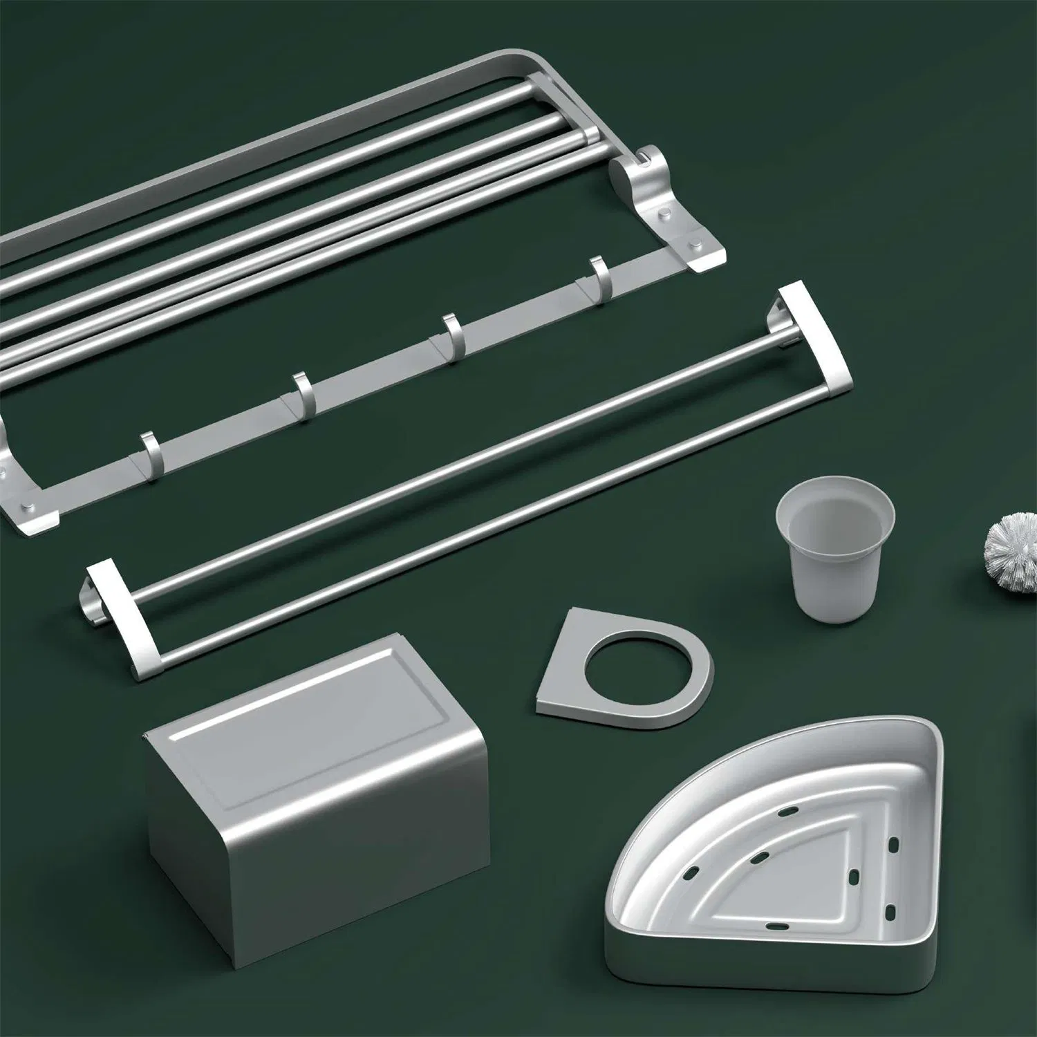 Bathroom Accessories Electric Heated Towel Rack Bathroom Hardware Set